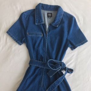 urban outfitters hello sunshine denim romper